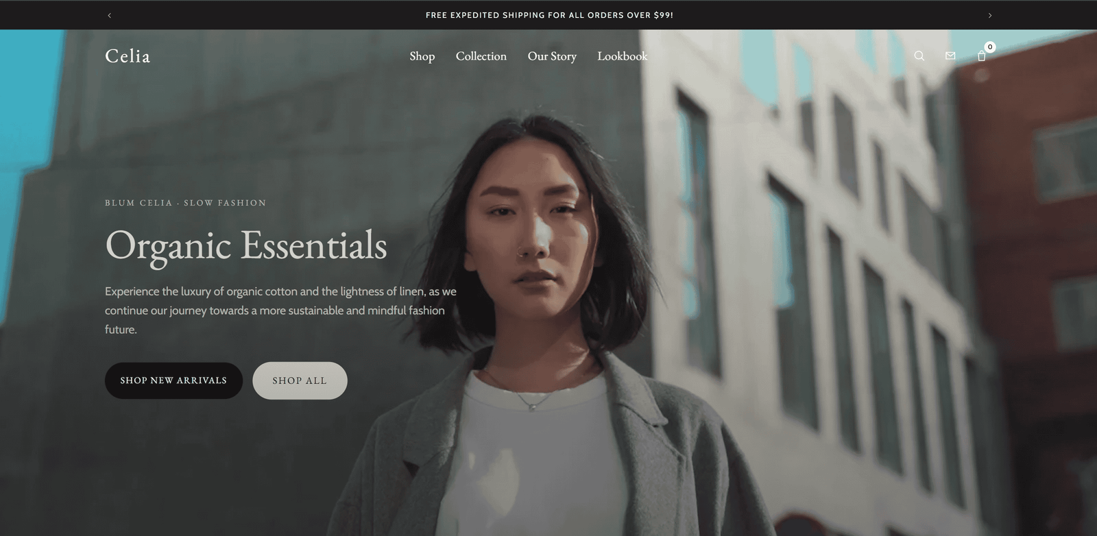 Celia – Organic Essentials & Slow Fashion